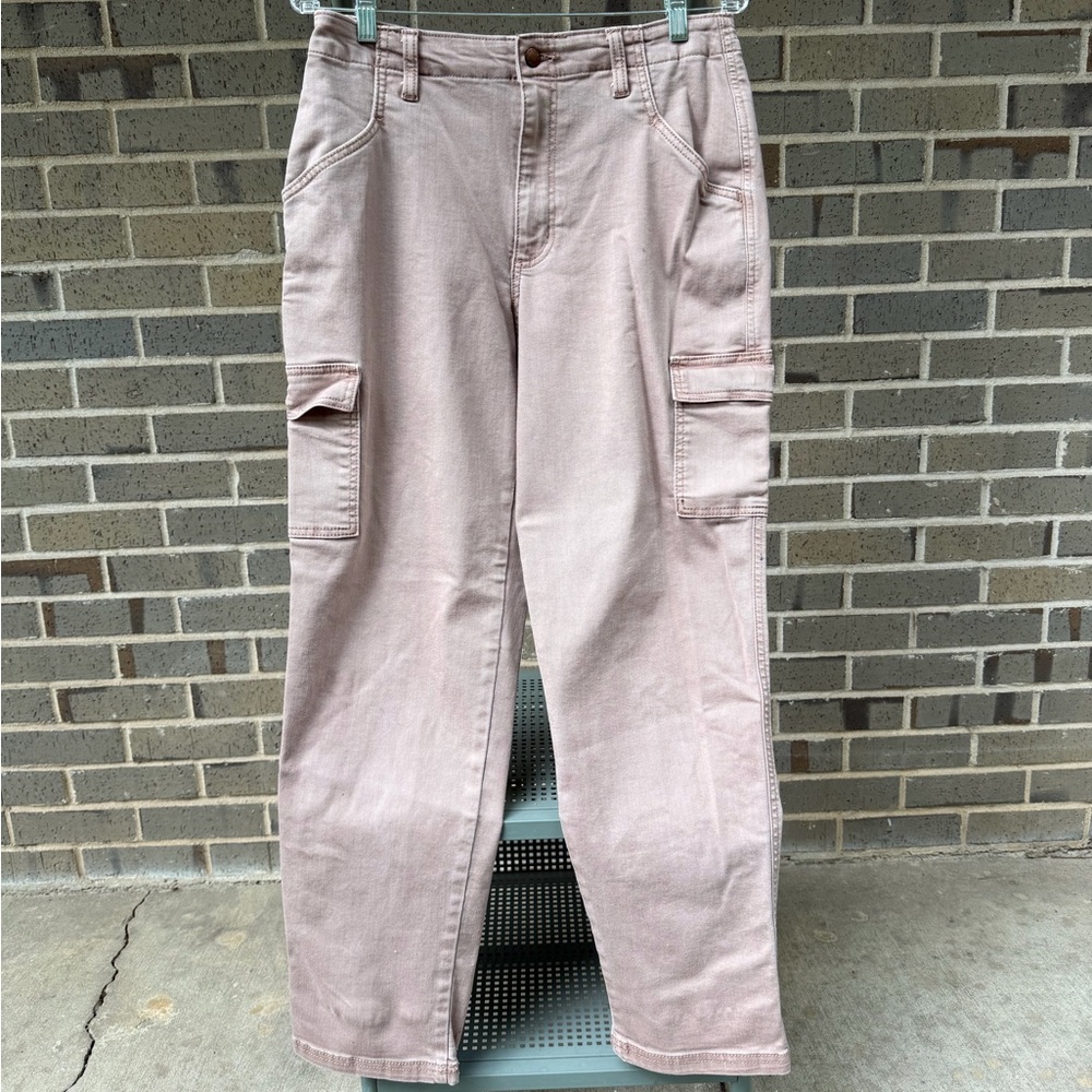 Dusty Rose Cargo Pants